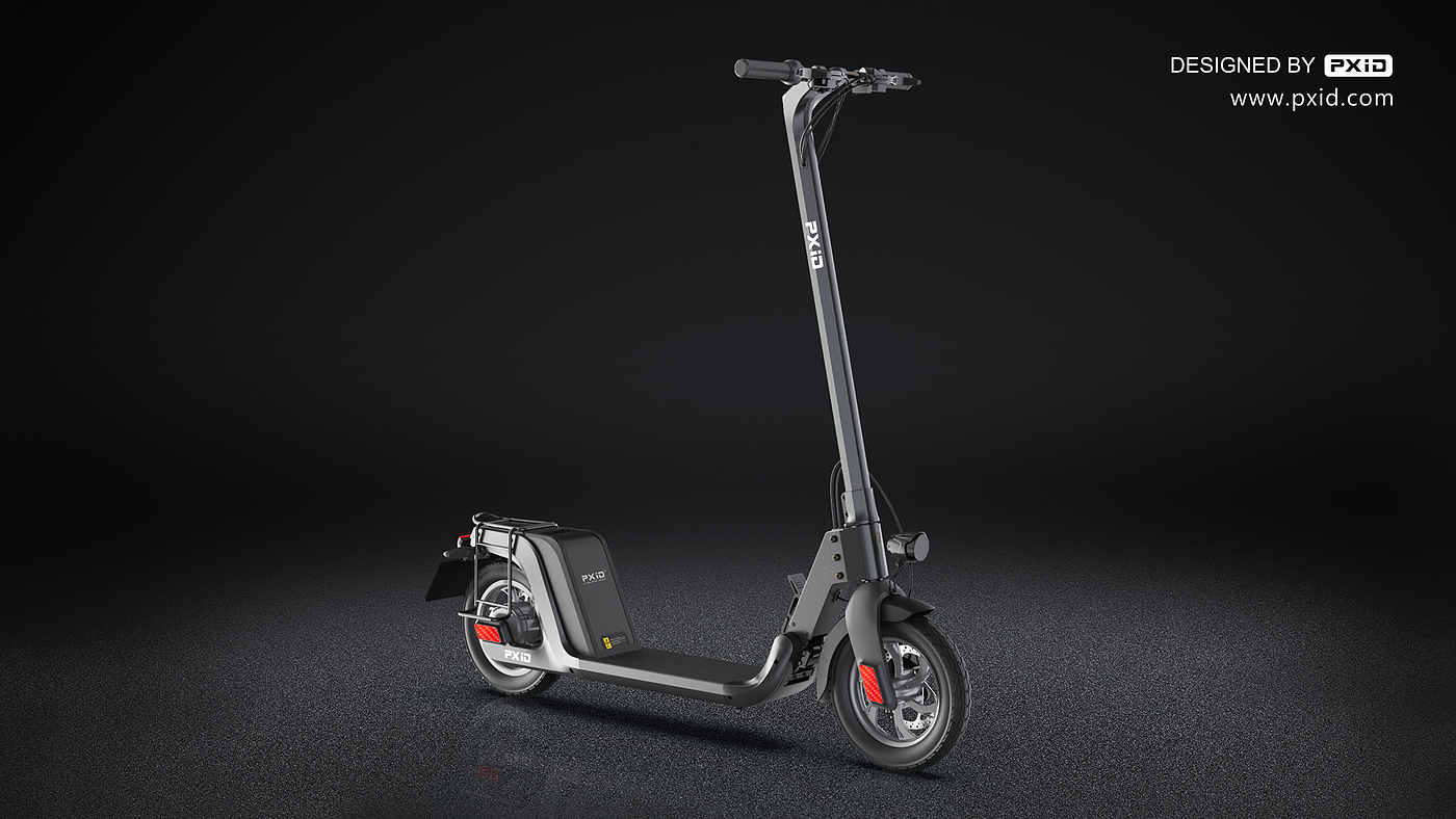 Scooter，Scooter design，Electric scooter，Design of electric scooter，Electric vehicle design，Design of transportation tools，