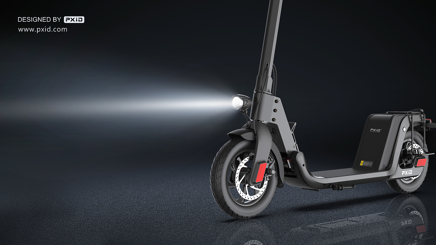Scooter，Scooter design，Electric scooter，Design of electric scooter，Electric vehicle design，Design of transportation tools，