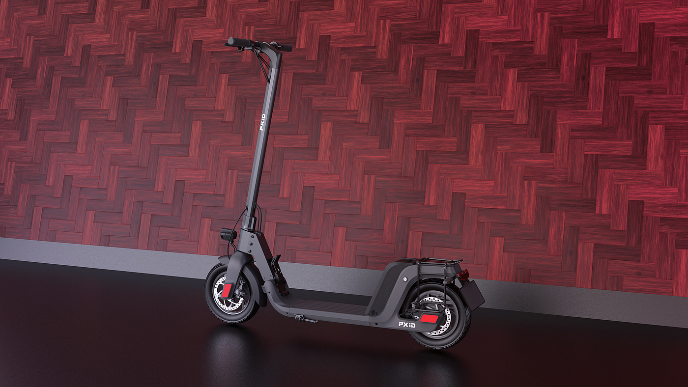 Scooter，Scooter design，Electric scooter，Design of electric scooter，Electric vehicle design，Design of transportation tools，