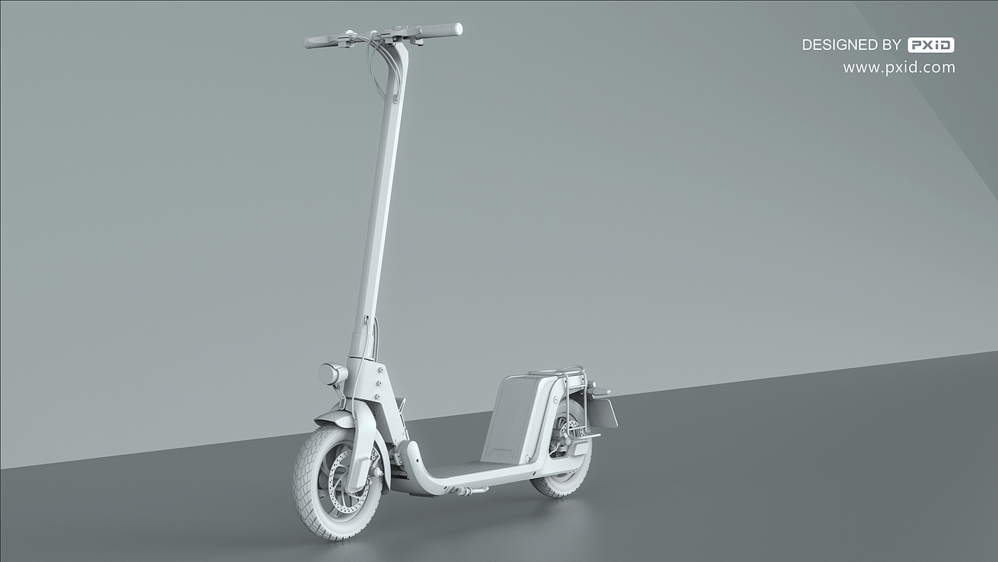 Scooter，Scooter design，Electric scooter，Design of electric scooter，Electric vehicle design，Design of transportation tools，