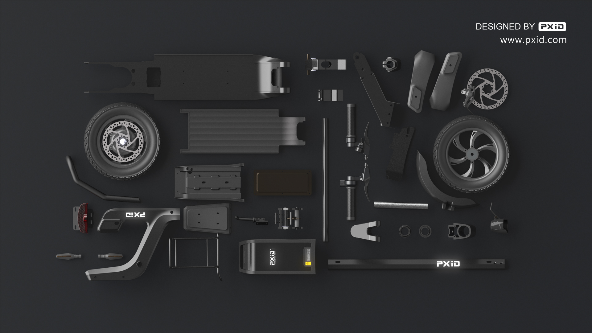 Scooter，Scooter design，Electric scooter，Design of electric scooter，Electric vehicle design，Design of transportation tools，