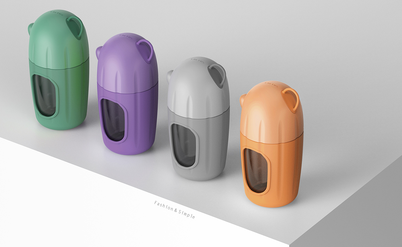 Cactus plastic glass cup，