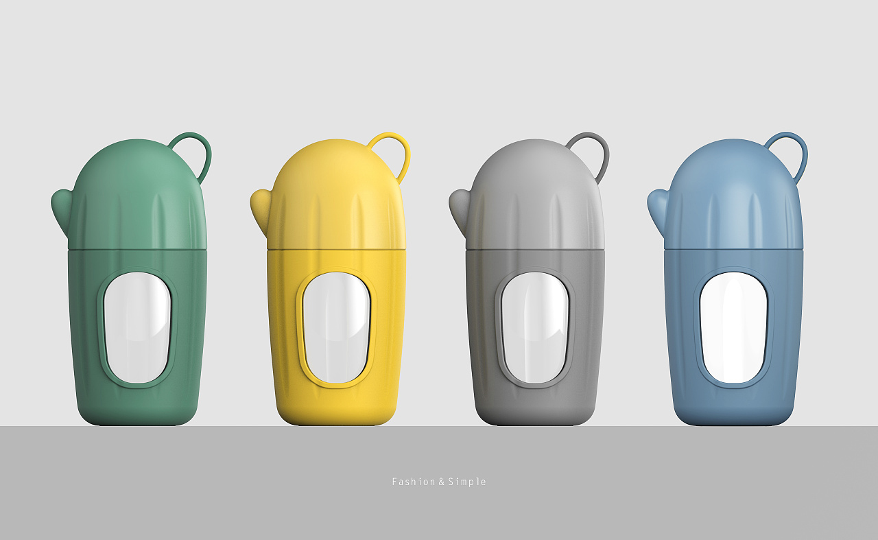 Cactus plastic glass cup，