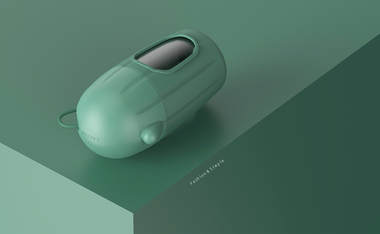 Cactus plastic glass cup，