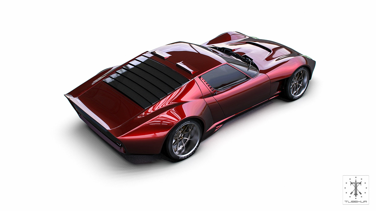 concept，Miura，Lamborghini，automobile，