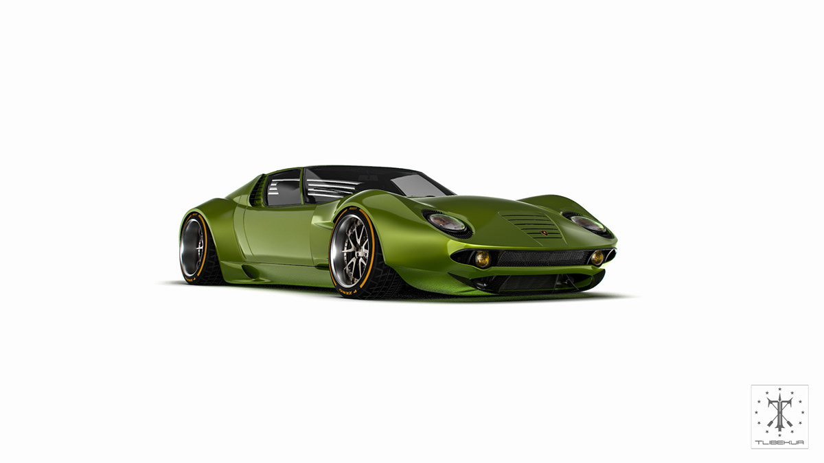 concept，Miura，Lamborghini，automobile，
