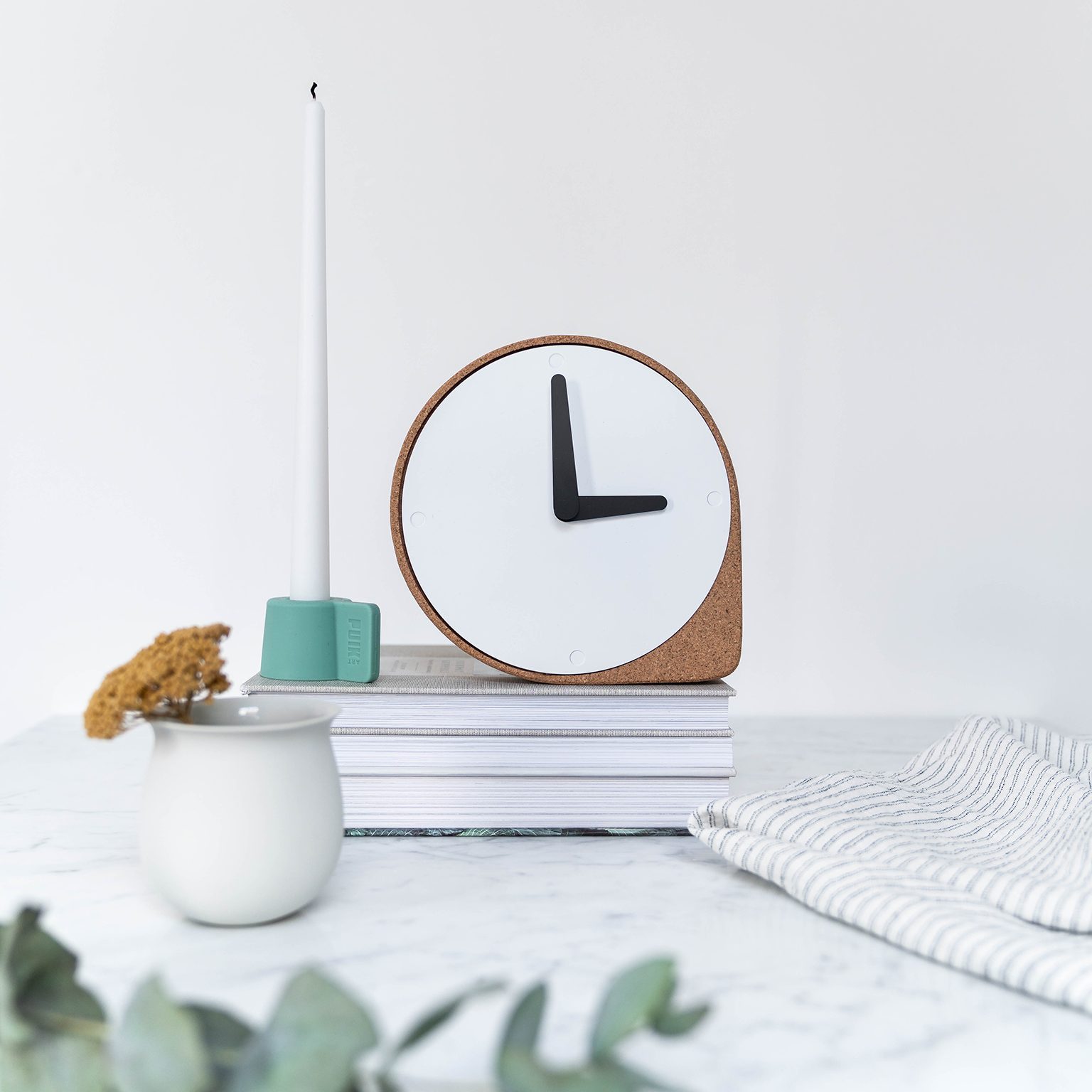 Clock，cork，Metal，desktop，