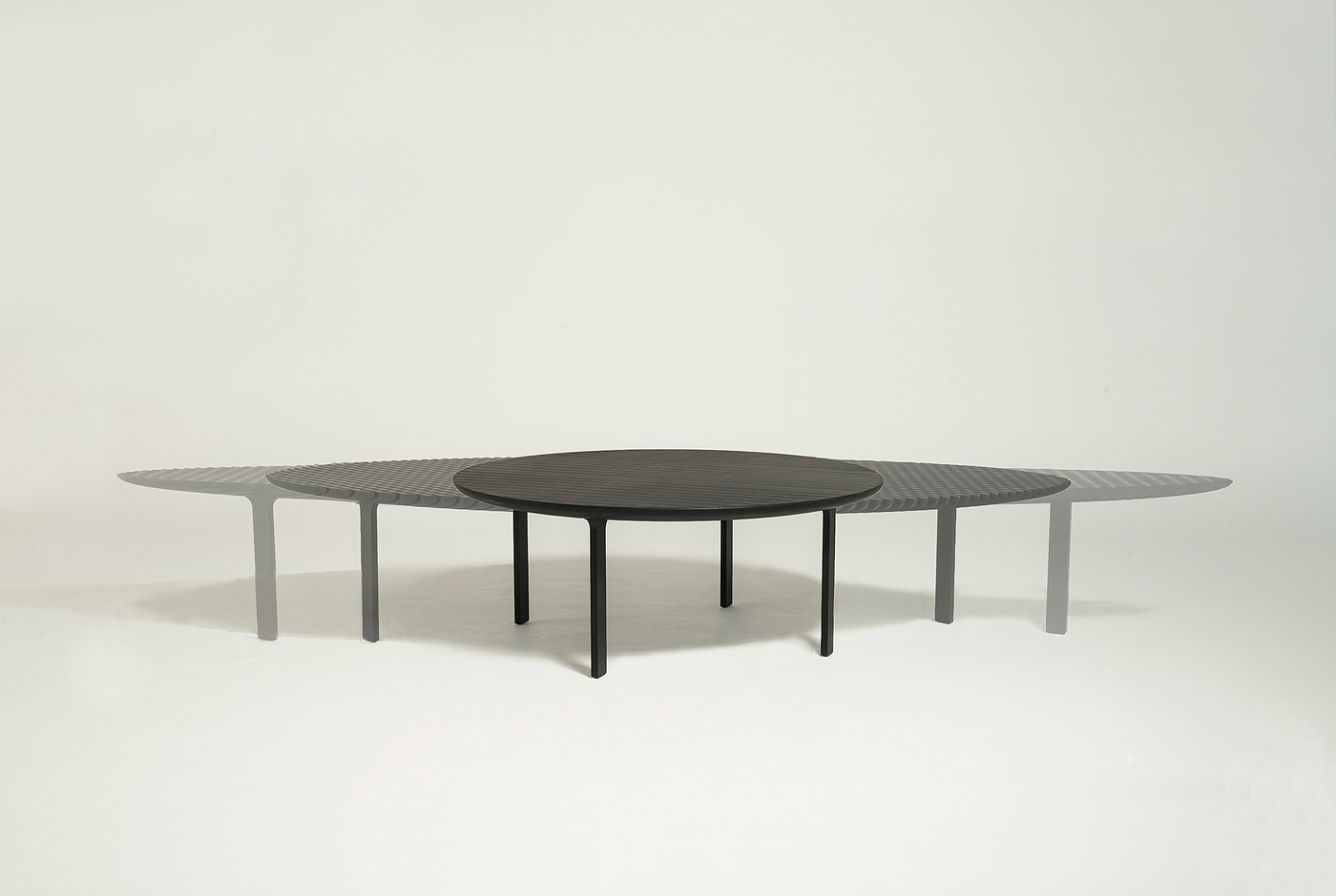 桌子，可延伸，黑色，方便，