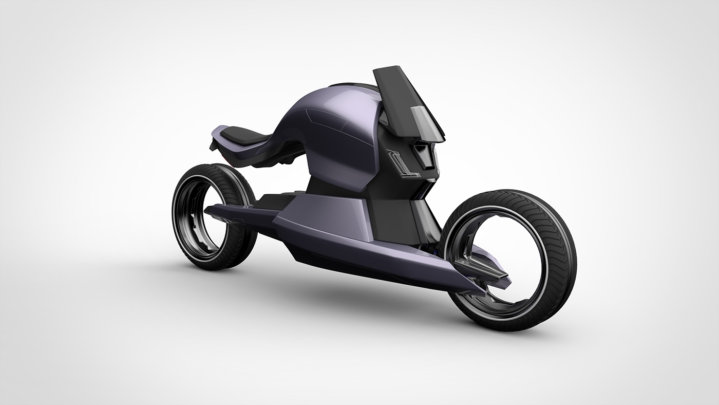 industrial design，science and technology，conceptual design，design sketch，motorcycle，