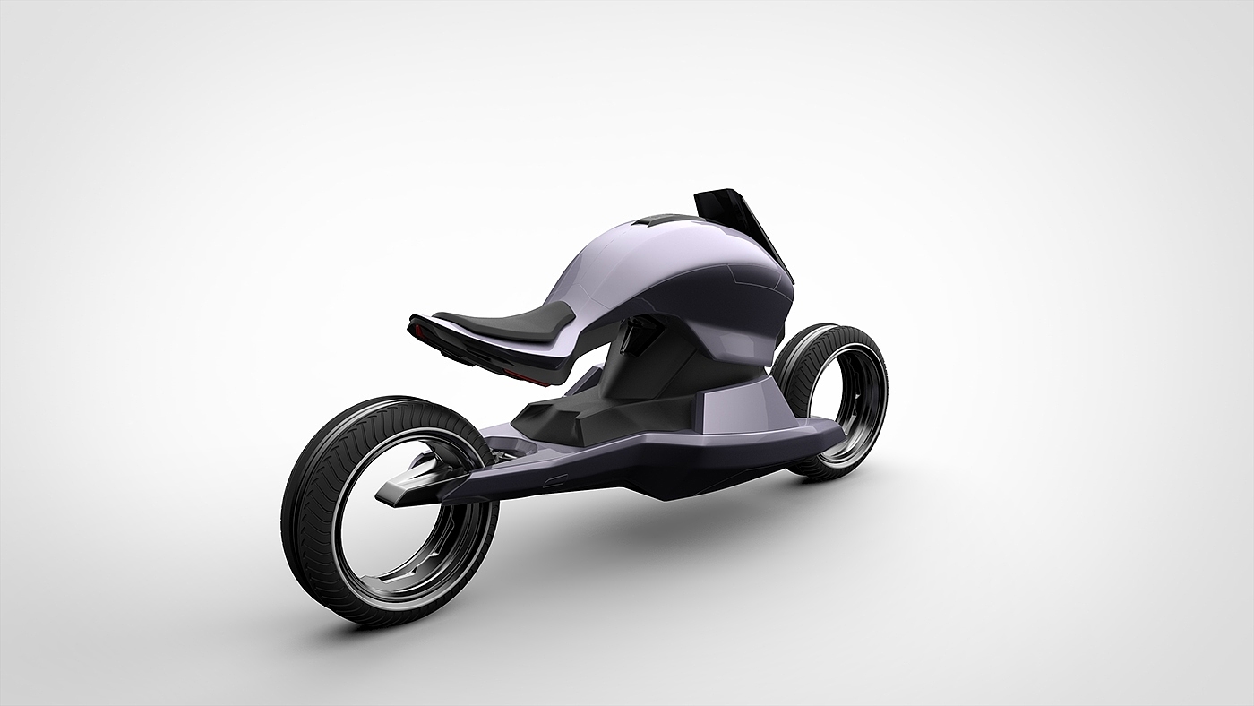 industrial design，science and technology，conceptual design，design sketch，motorcycle，