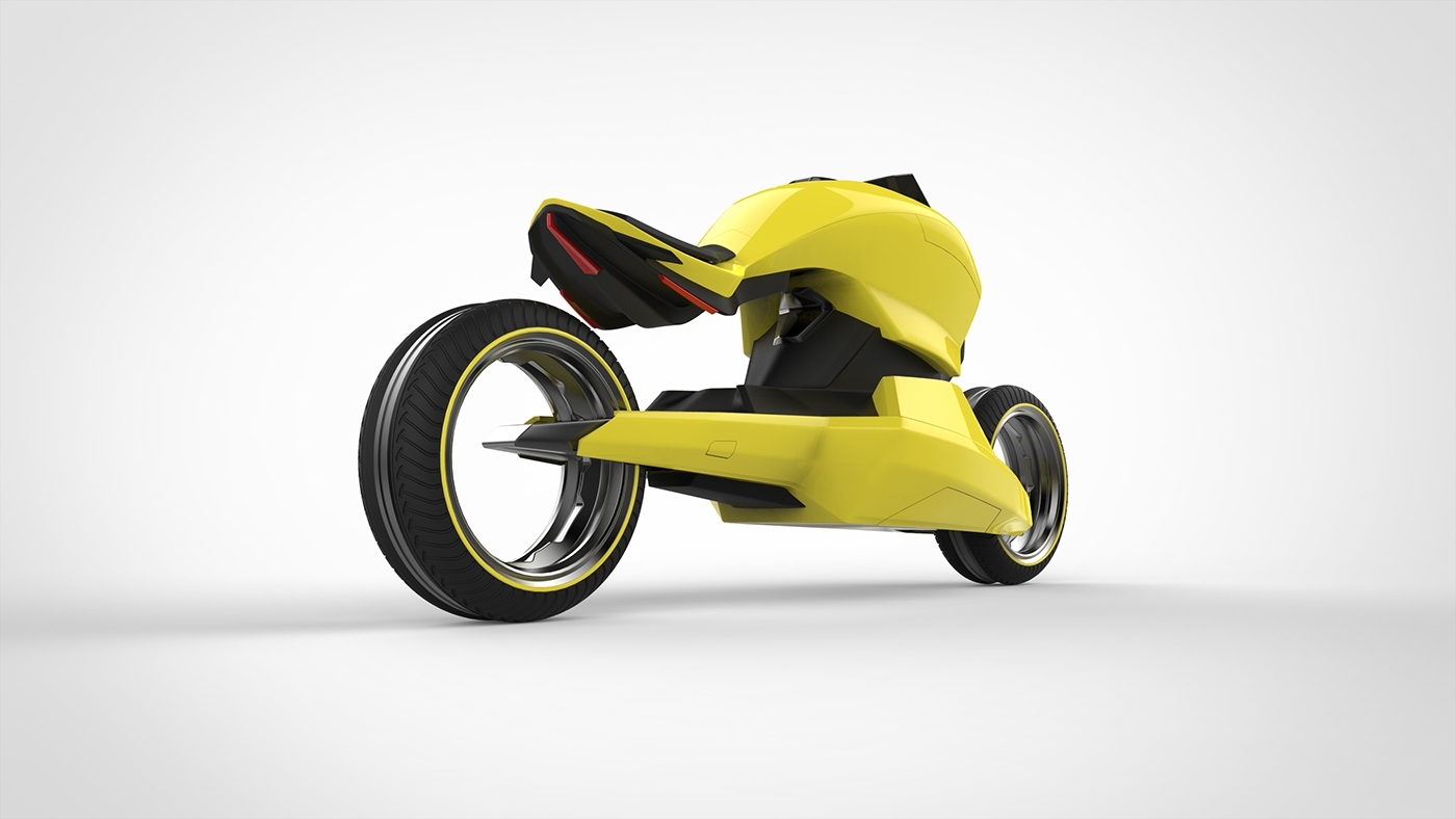 industrial design，science and technology，conceptual design，design sketch，motorcycle，