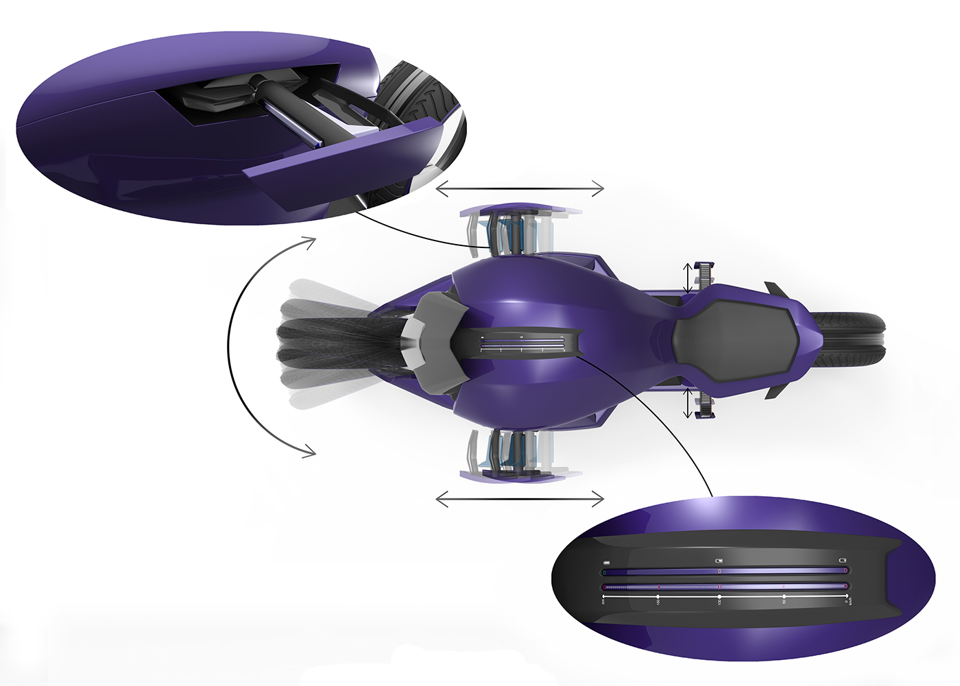 industrial design，science and technology，conceptual design，design sketch，motorcycle，