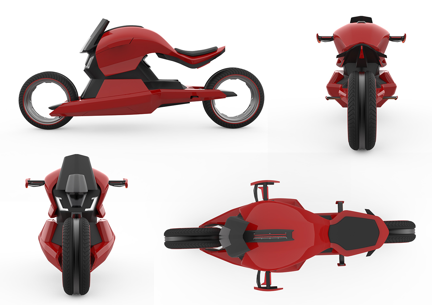industrial design，science and technology，conceptual design，design sketch，motorcycle，