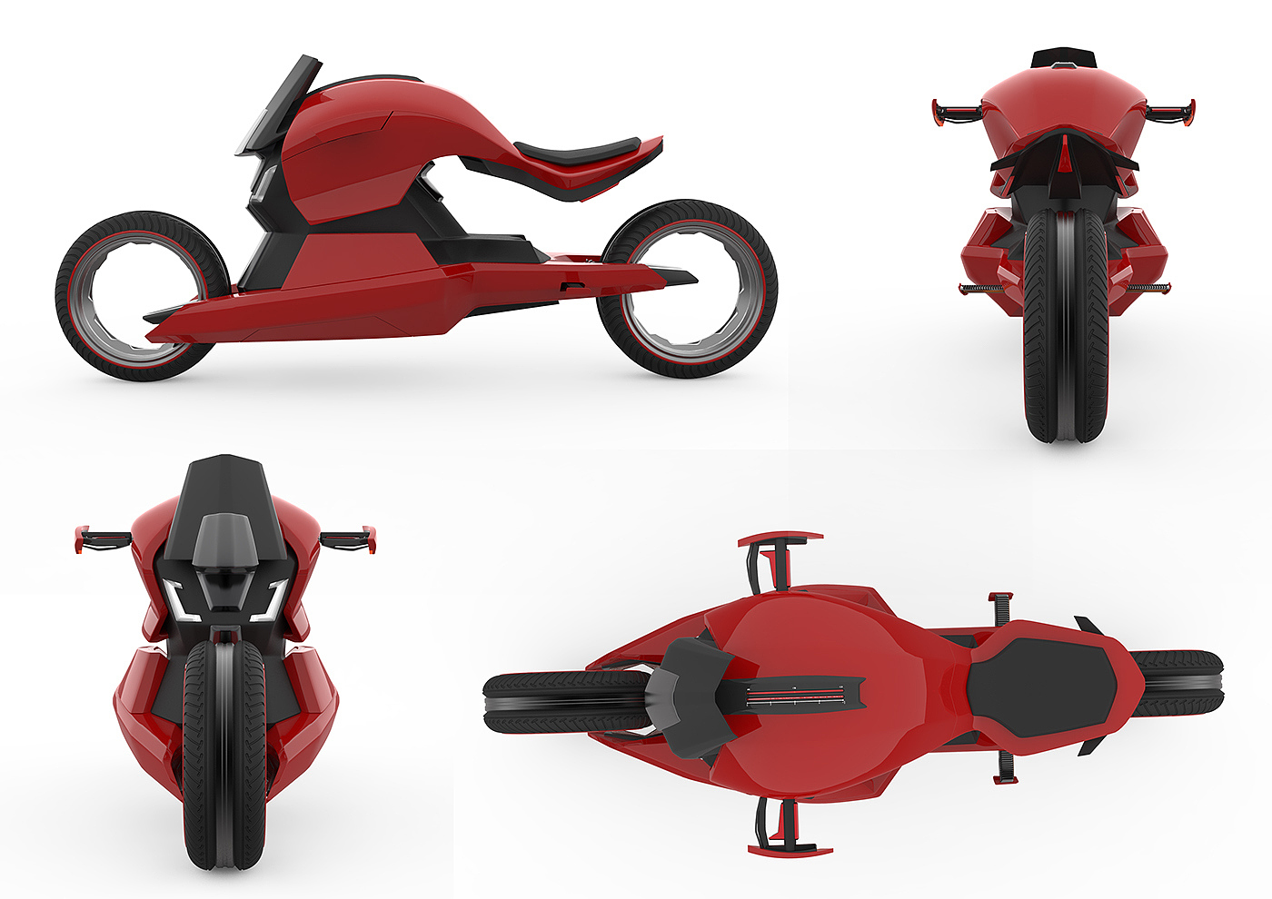 industrial design，science and technology，conceptual design，design sketch，motorcycle，