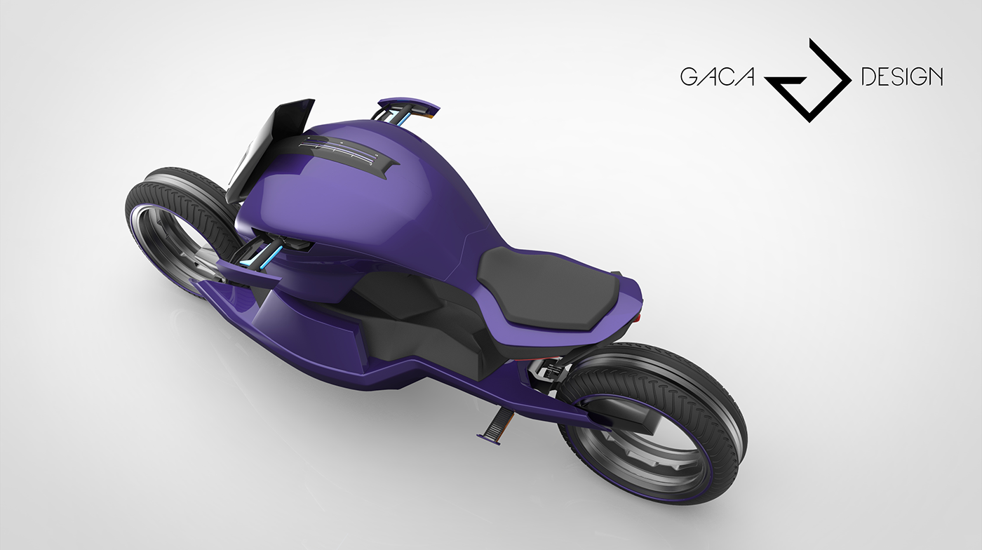 industrial design，science and technology，conceptual design，design sketch，motorcycle，