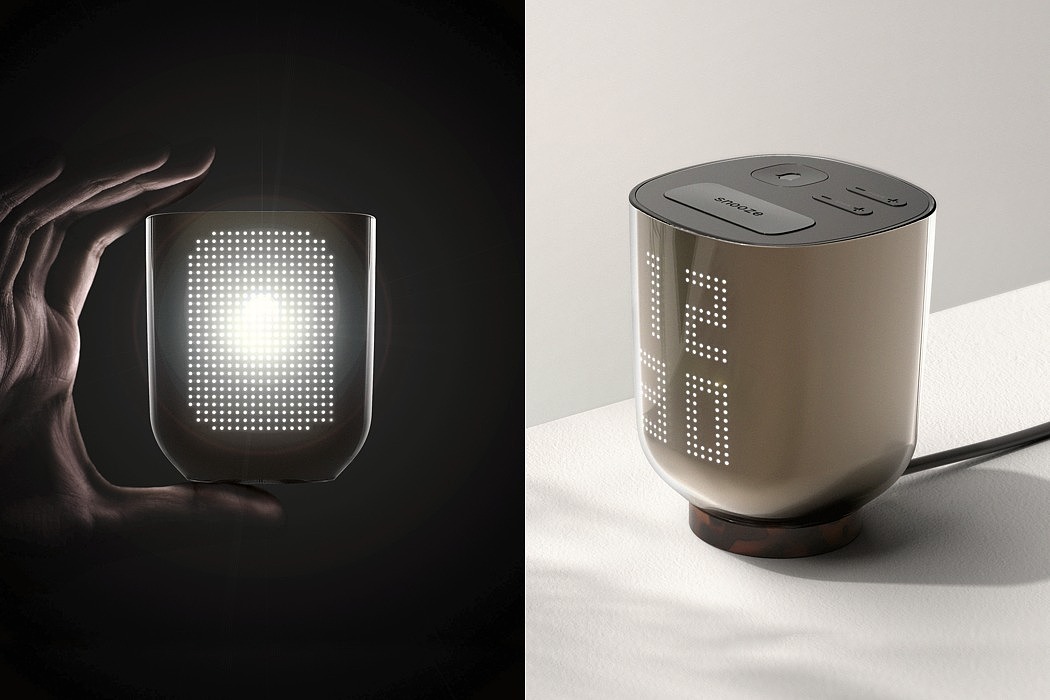 technology，Design，Wireless charging，Flashlight，alarm clock，Digital intelligence，