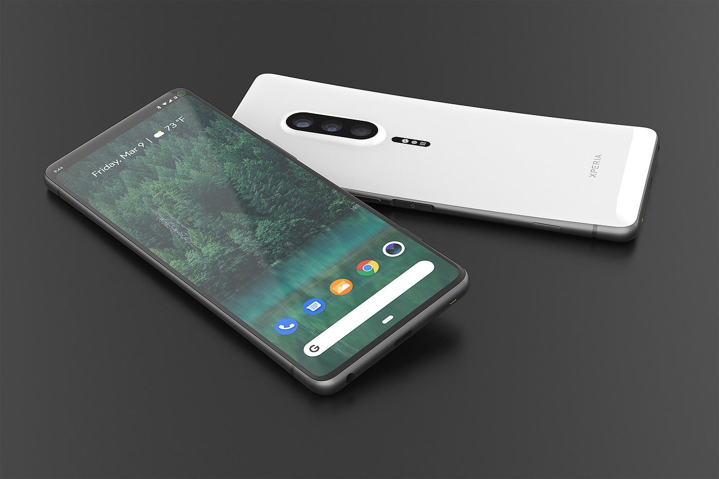 xperia，mobile phone，concept，
