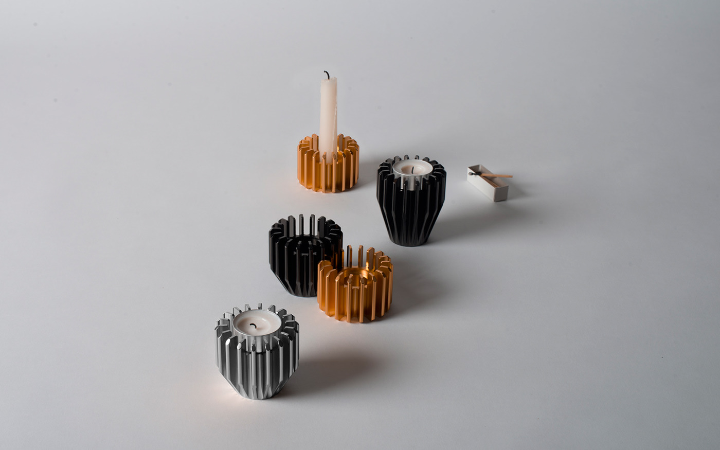 radial，Candlestick，scenery，