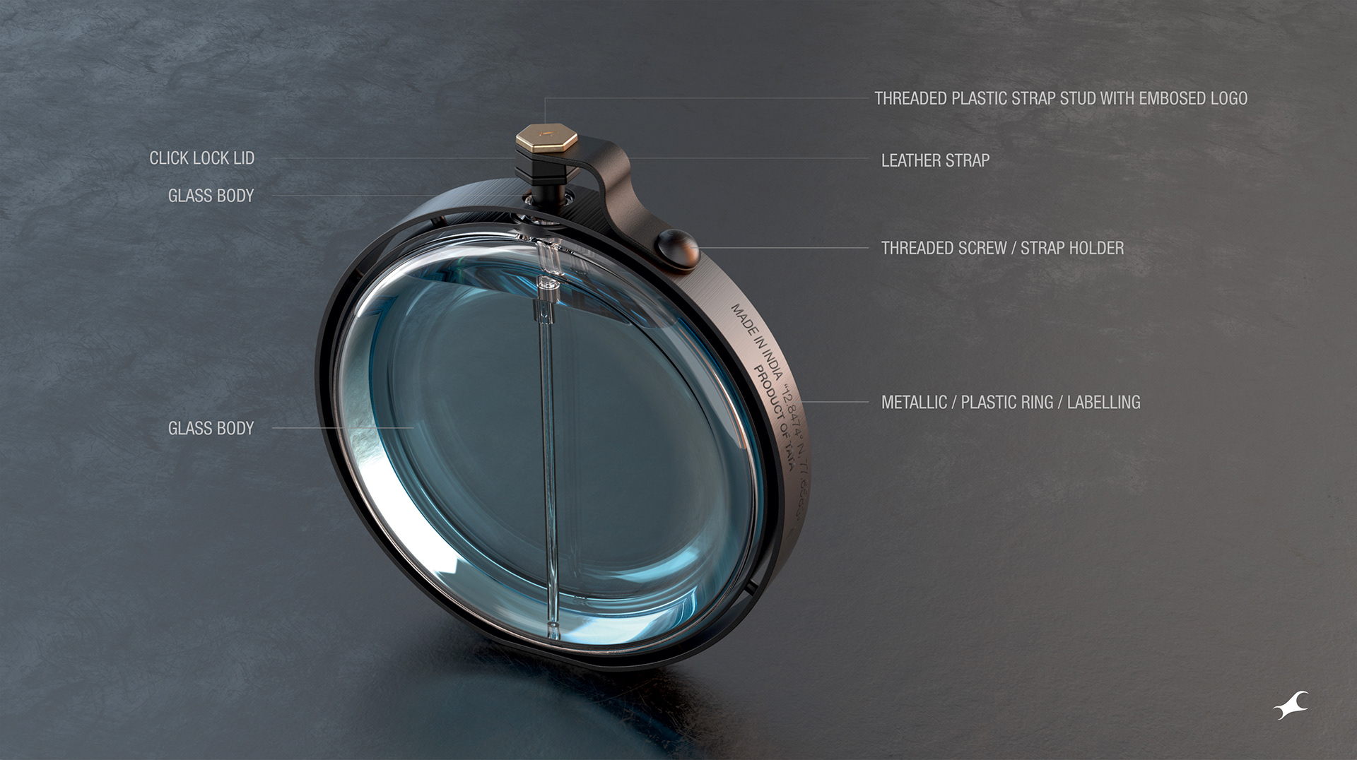 Fastrack，Perfume bottle，motion，