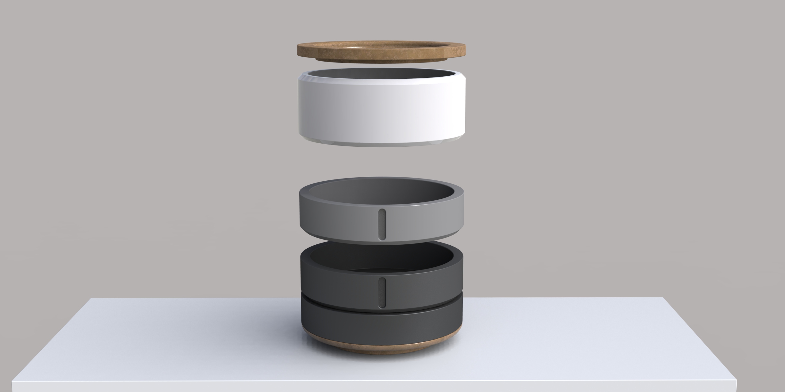 模块化堆肥花瓶环保设计