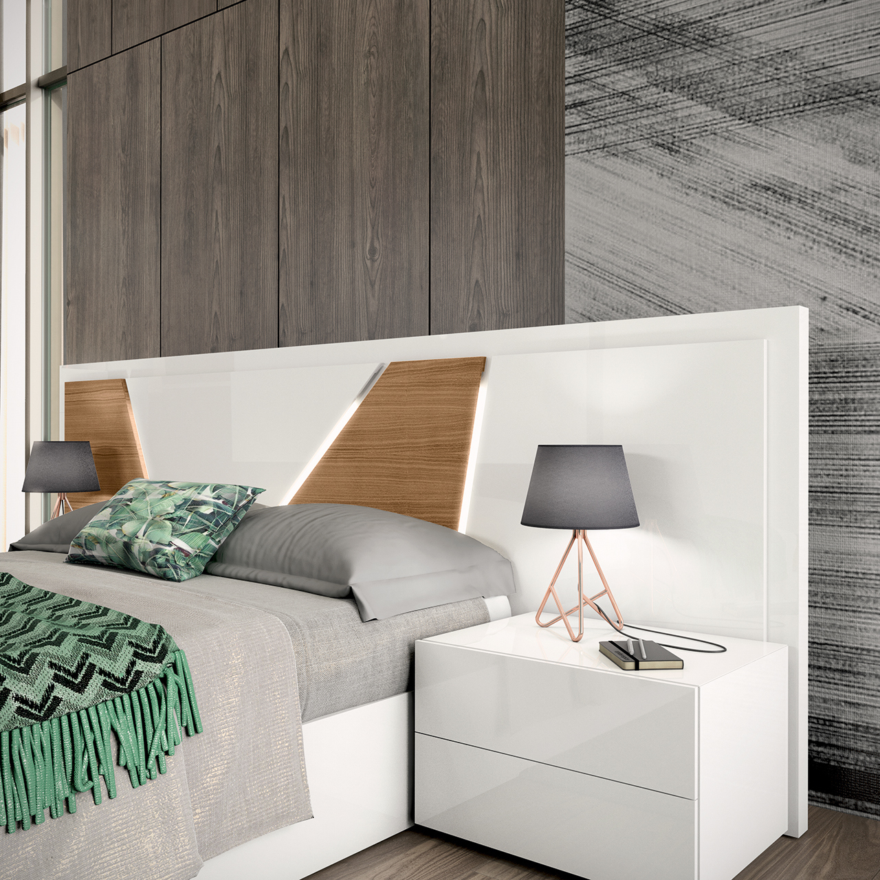 Home Furnishing，industrial design，product design，bedroom，Simplicity，