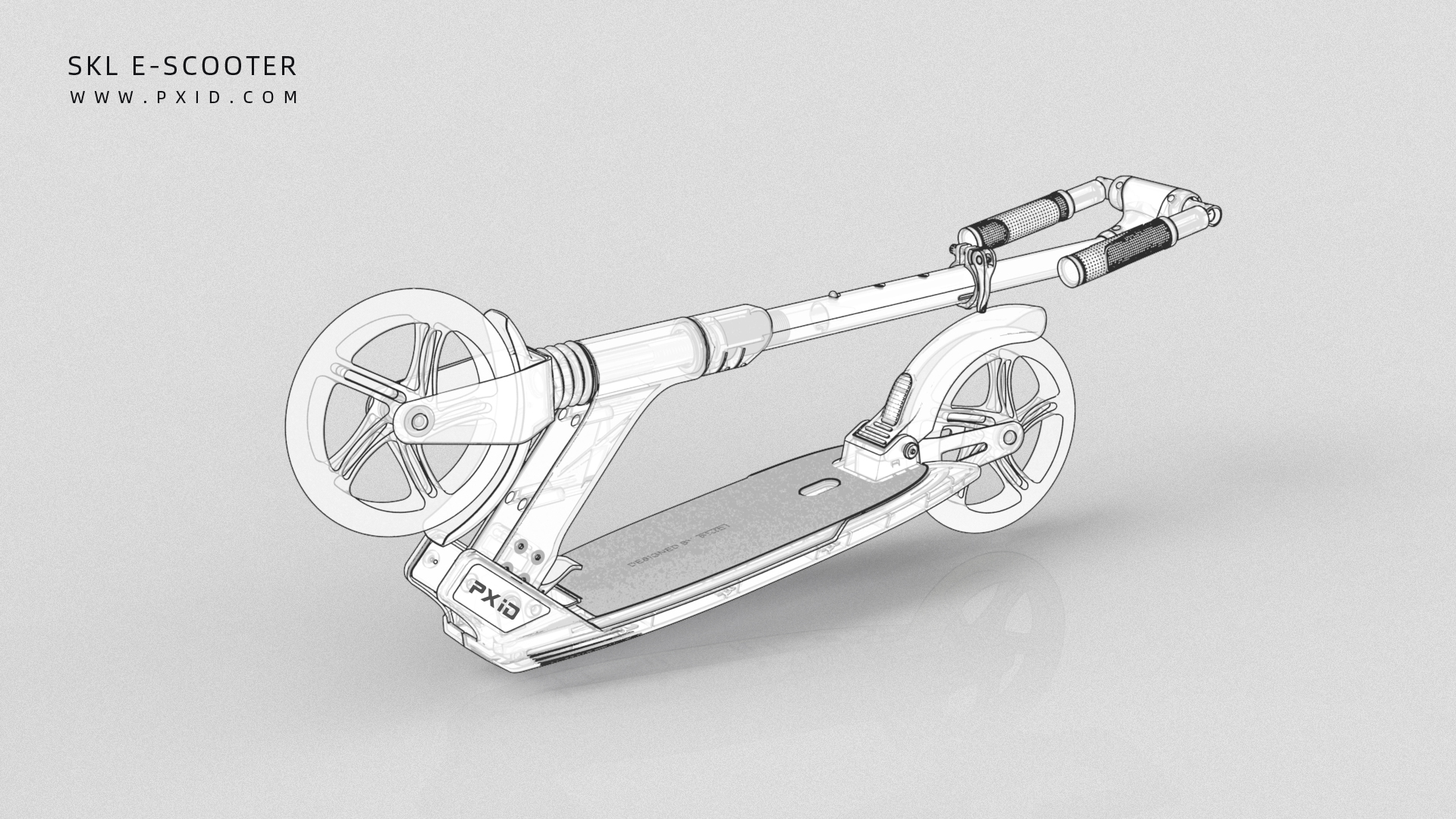 Scooter，Scooter design，Electric vehicle design，Design of transportation tools，