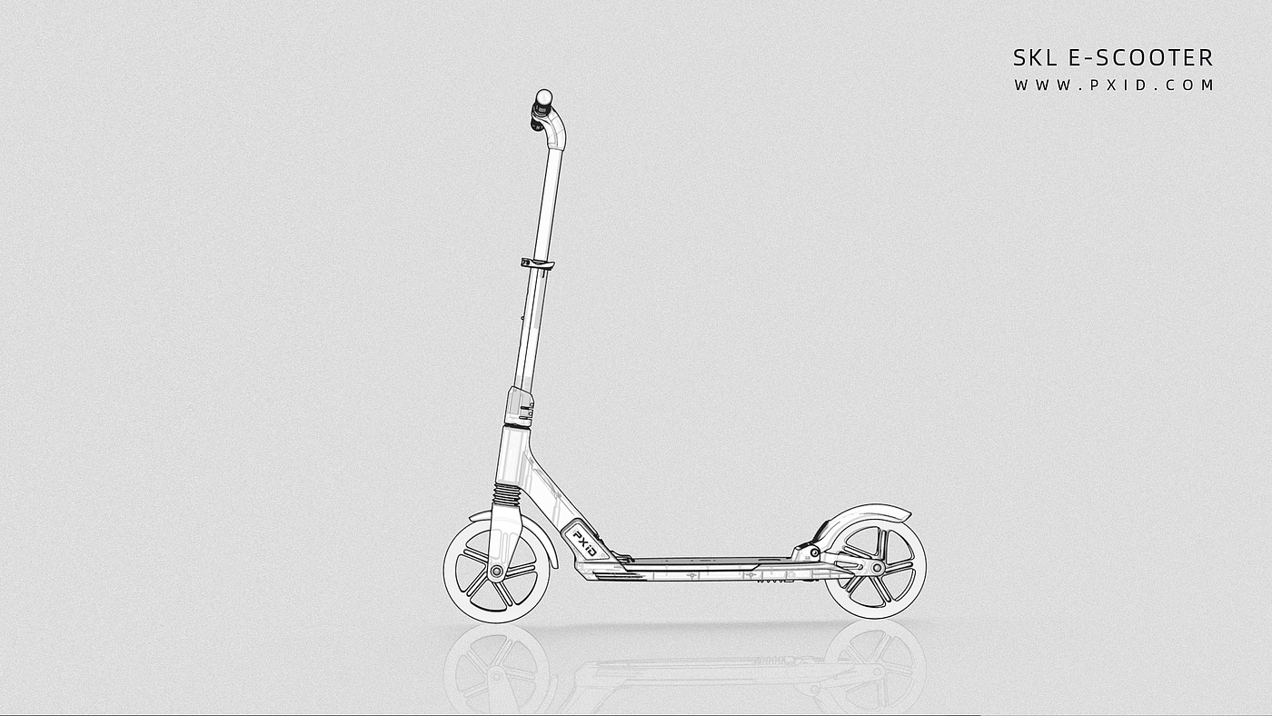 Scooter，Scooter design，Electric vehicle design，Design of transportation tools，