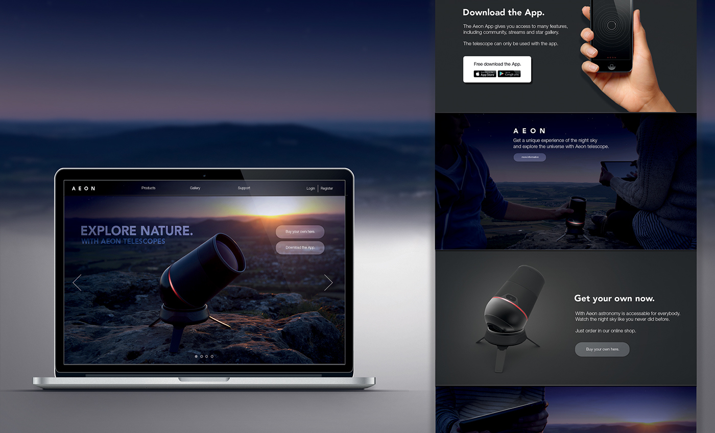 Reprint，industrial design，product design，outdoors，telescope，