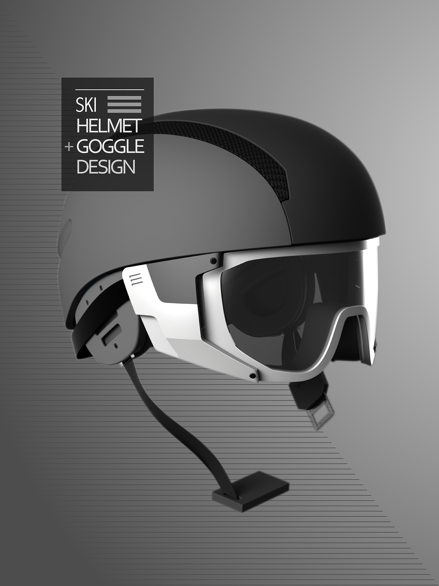 Reprint，industrial design，product design，Ski helmet，Goggles，