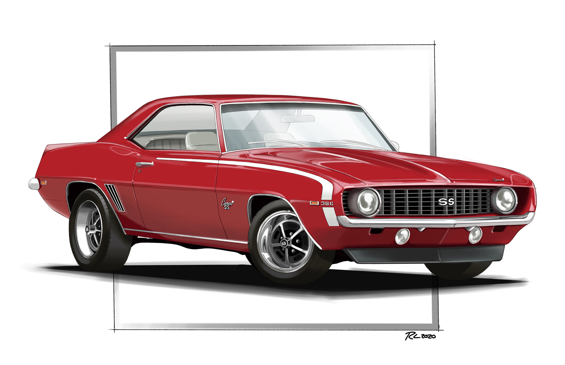 automobile，vehicle，2020，Exhibition，illustration，