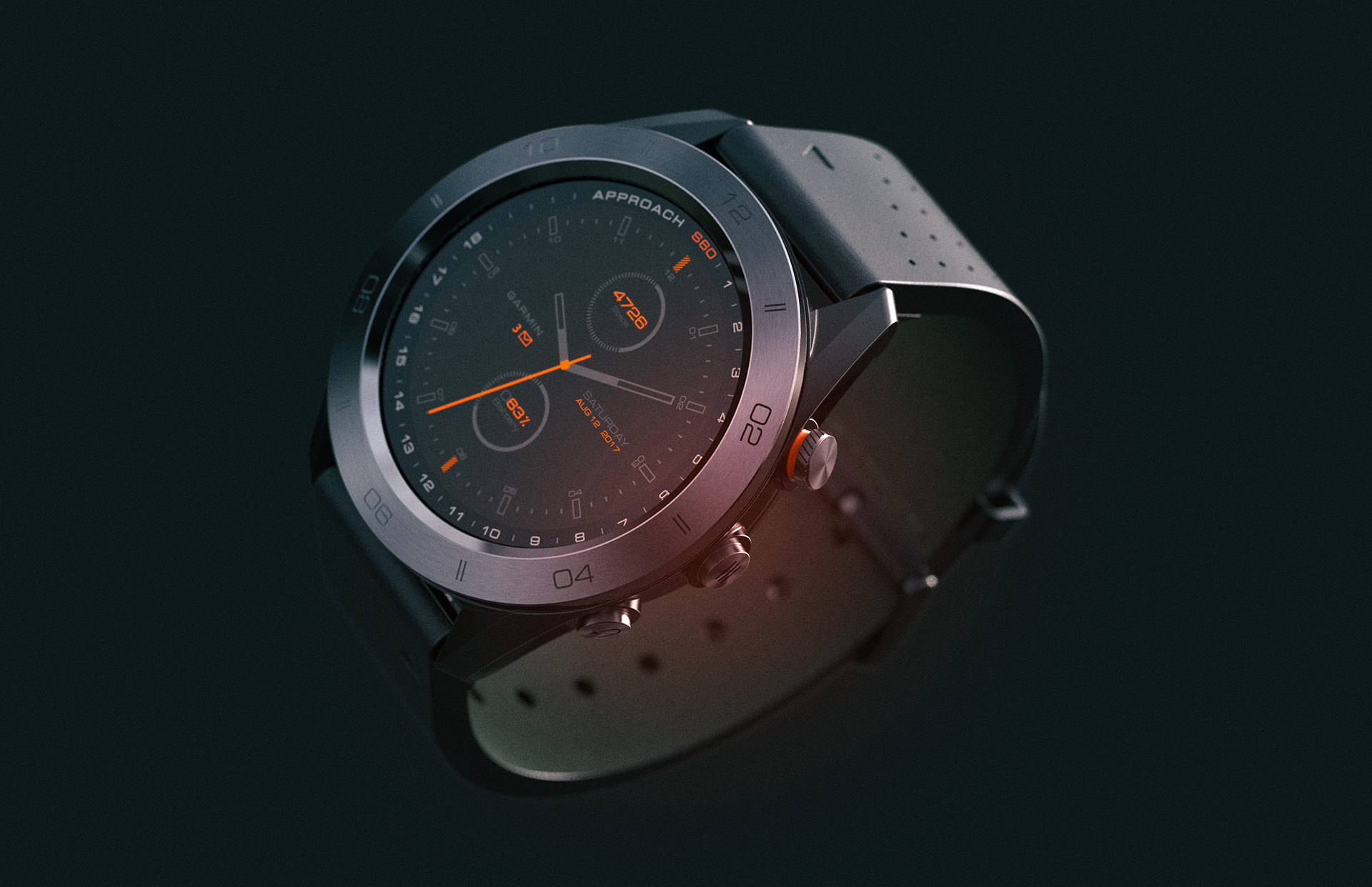 Wrist watch，Golf smart Watch，Kevin Liu，intelligence，golf，GPS positioning，