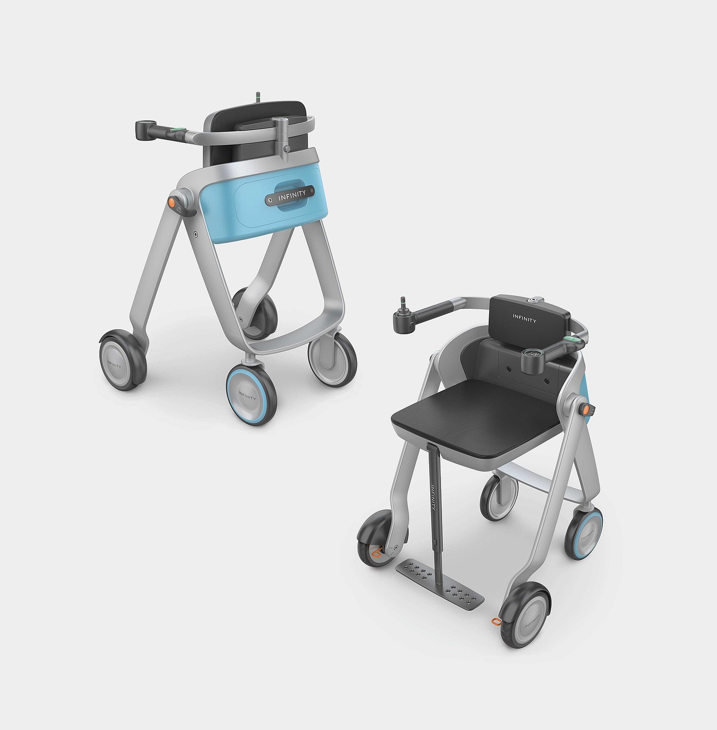 2019 red dot design concept award，Taxi，Wheeled walker，Touch sensor，