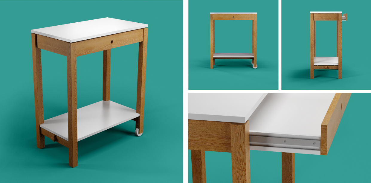 Home Furnishing，product design，industrial design，Receive，oak，