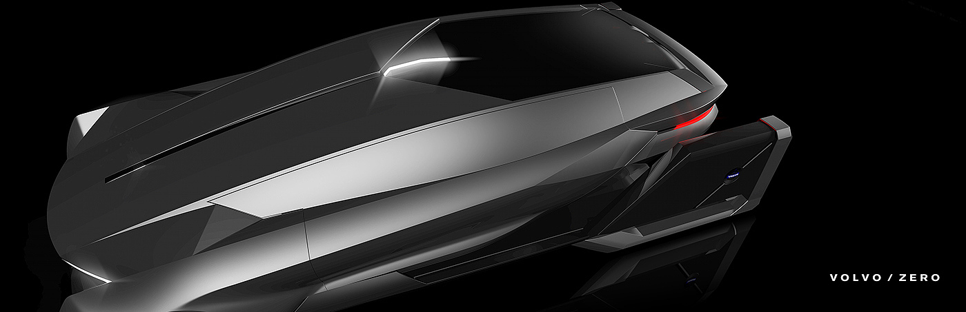Sports car，Hand drawn，idea，Geometric sense，industrial design，