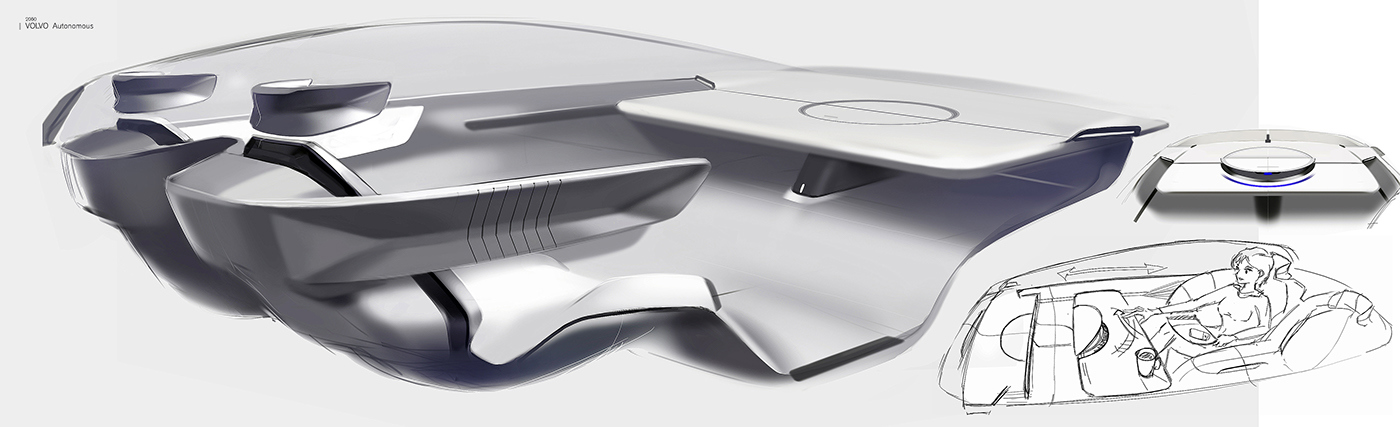 Sports car，Hand drawn，idea，Geometric sense，industrial design，