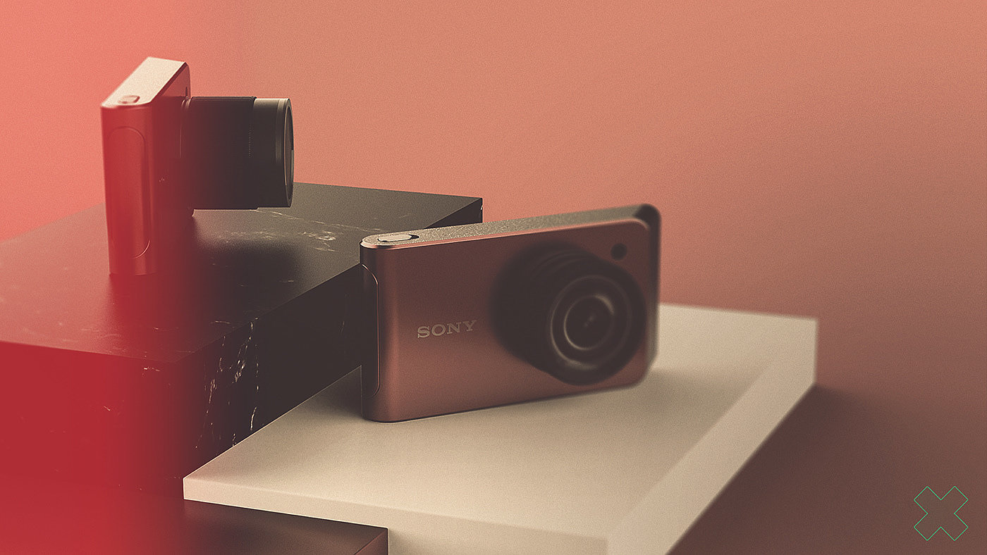 相机，索尼，紧凑型，便携，