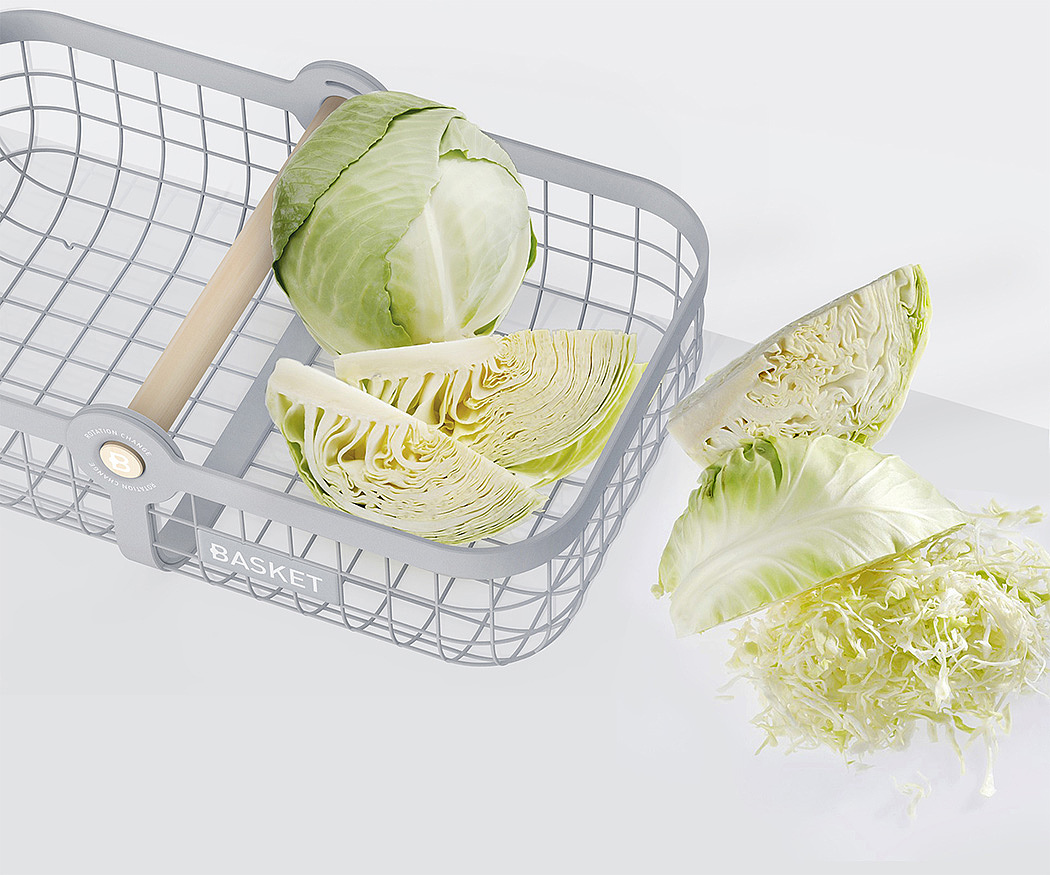 Kong Li，shopping basket，Minimalist，white，convenient，