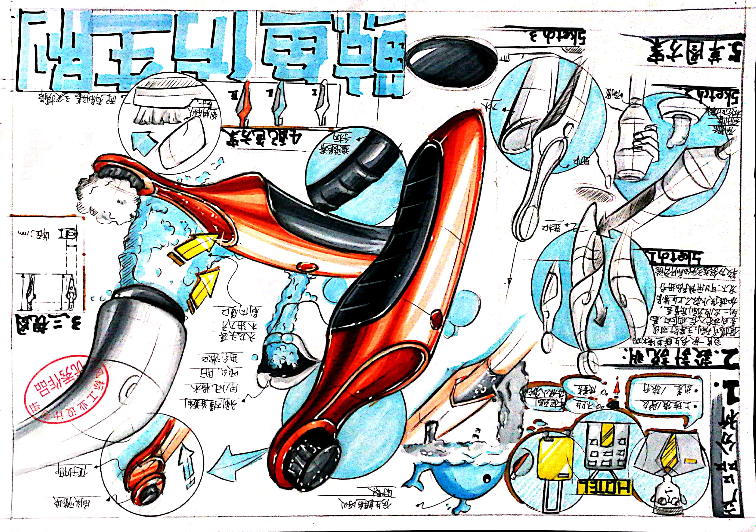 sketch，Hand drawn，