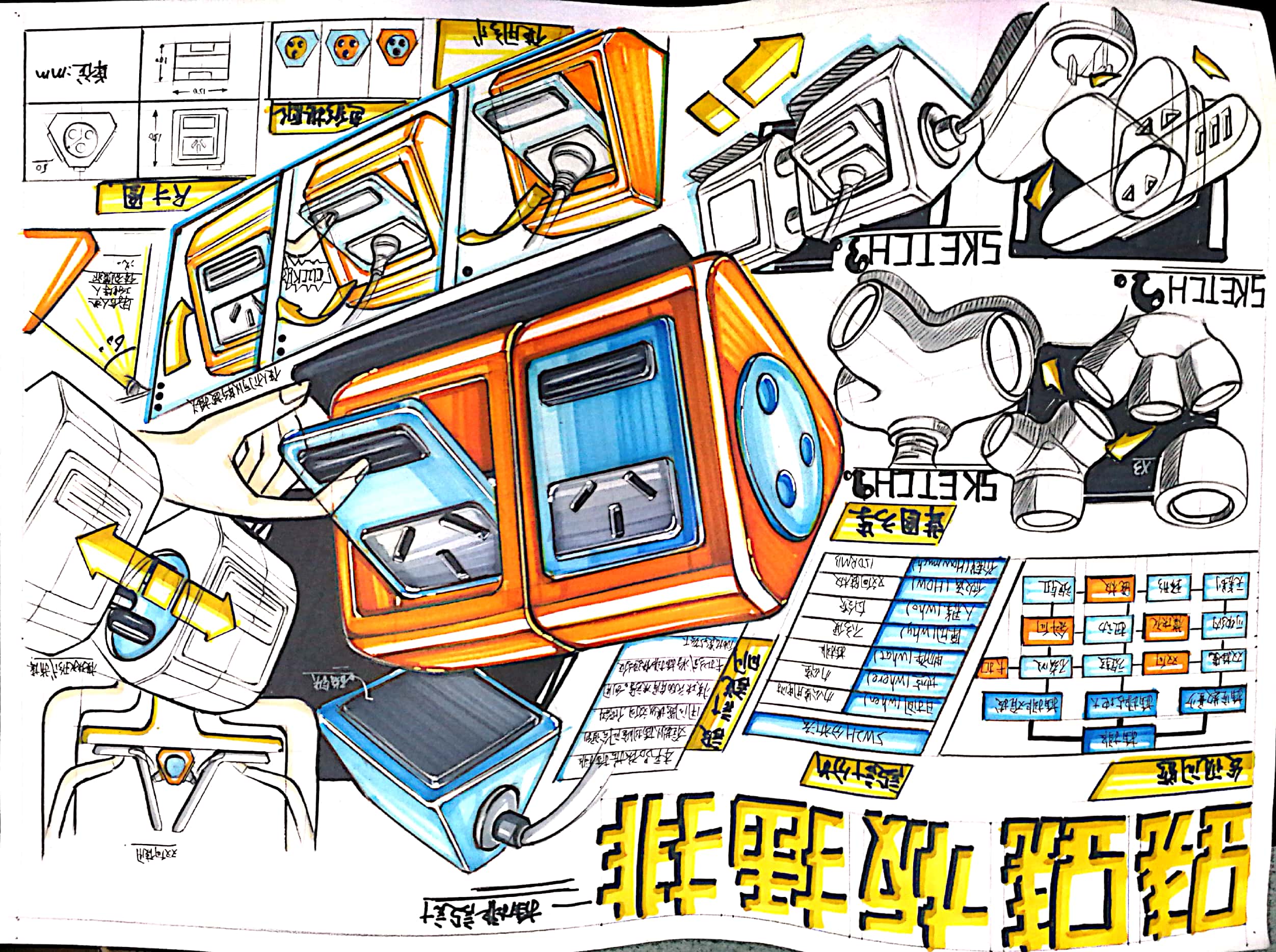 sketch，Hand drawn，