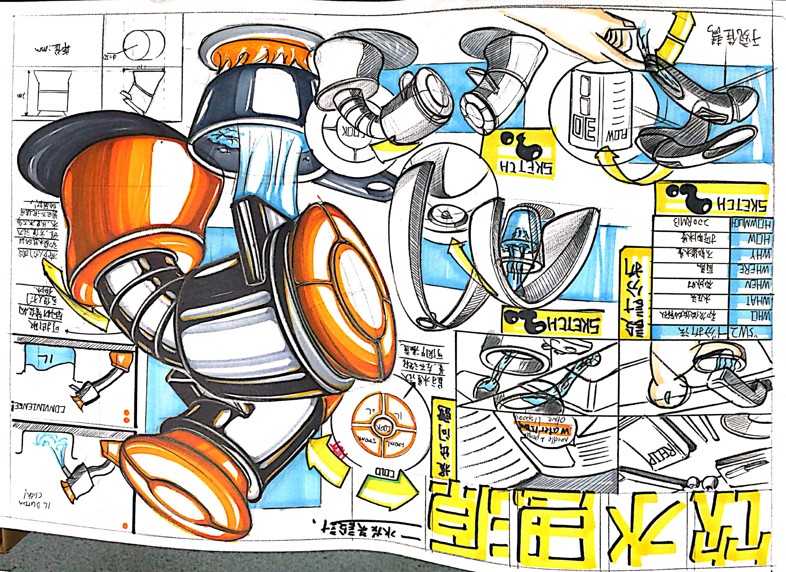 sketch，Hand drawn，