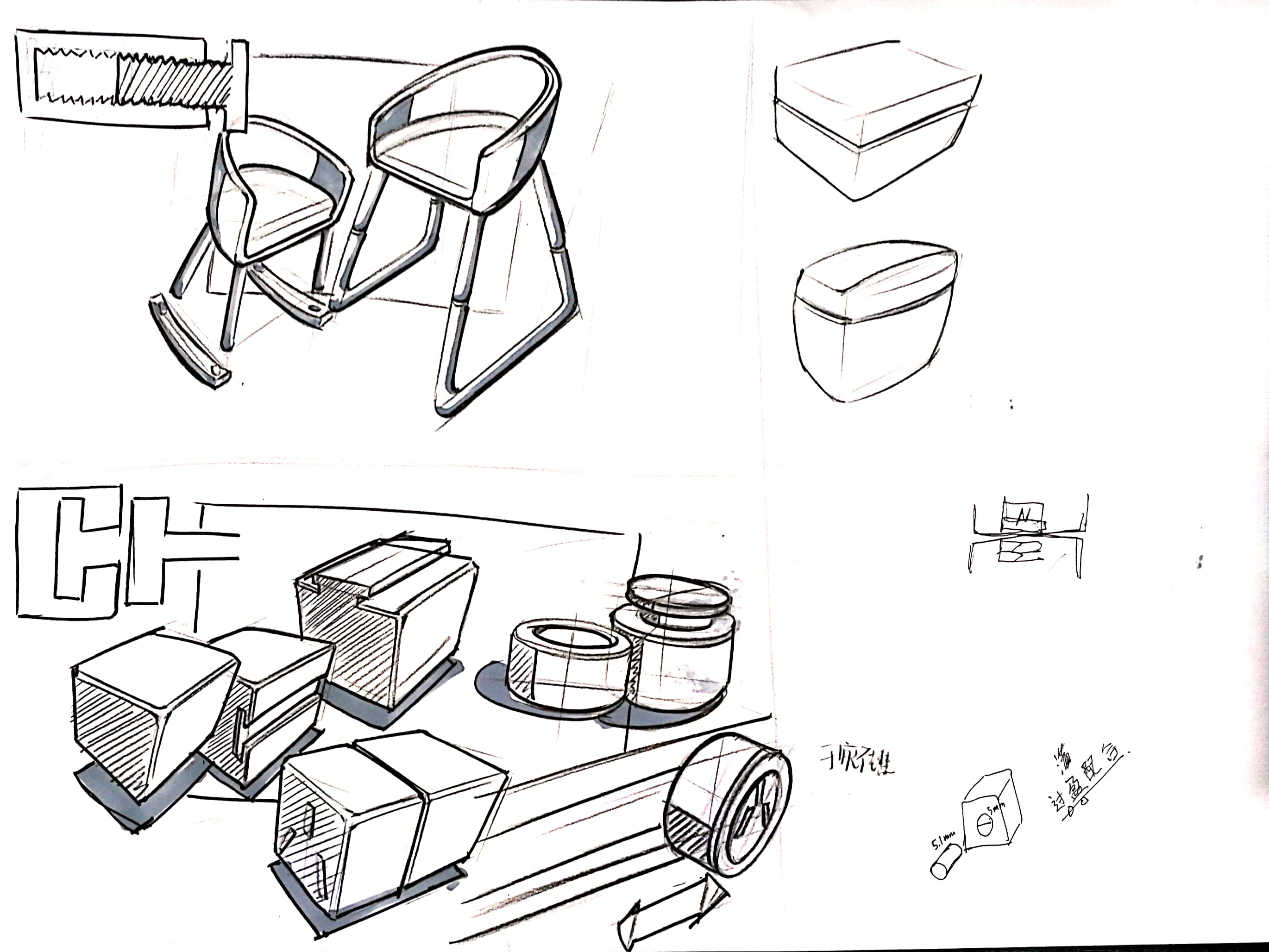 sketch，Hand drawn，