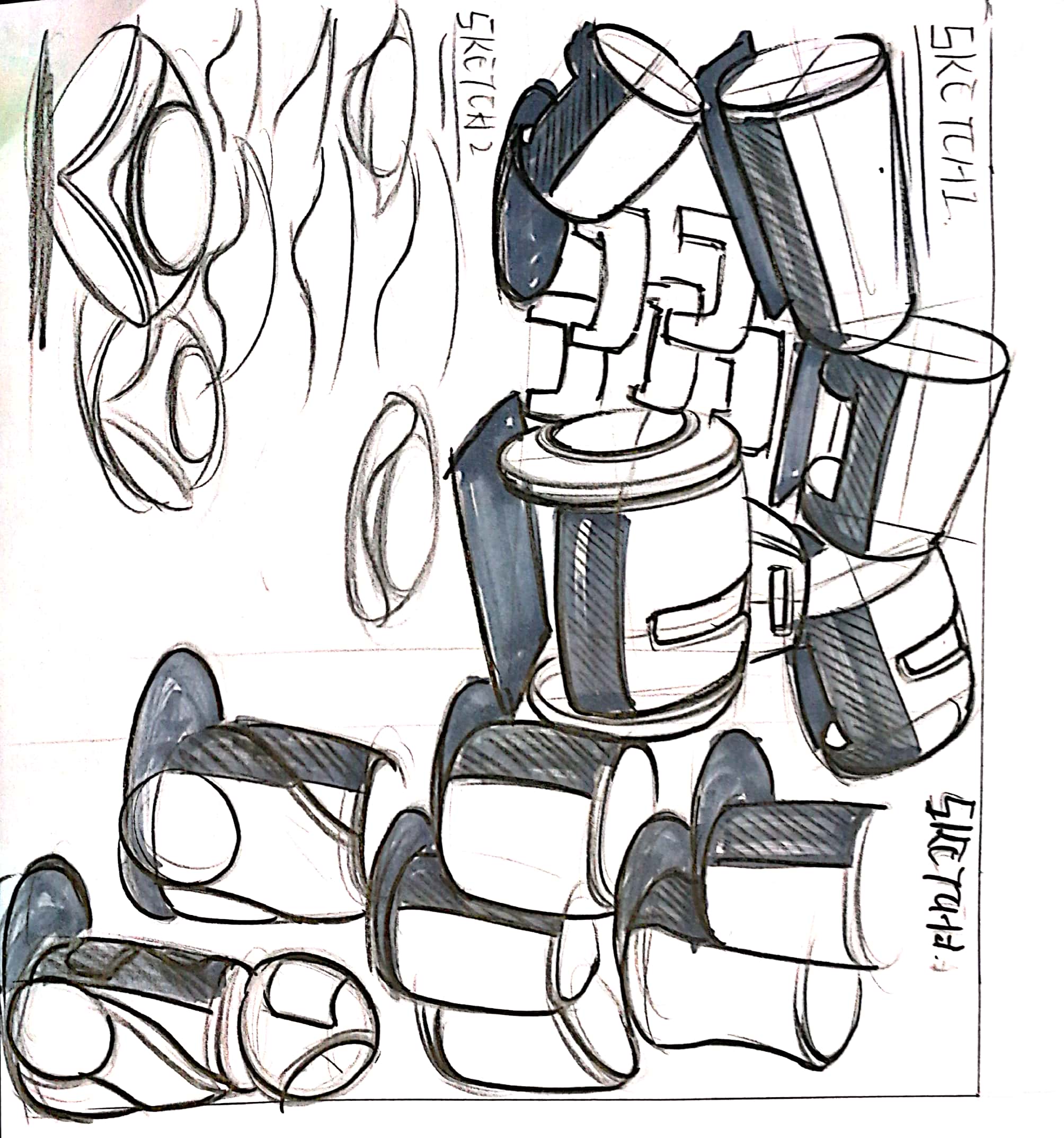 sketch，Hand drawn，