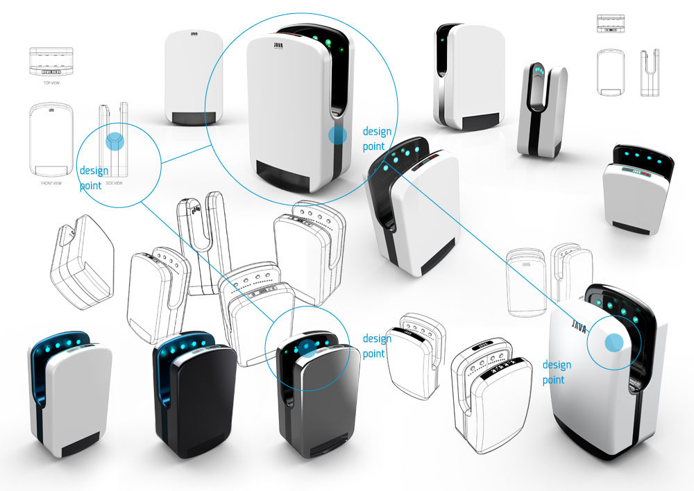 Reprint，the republic of korea，industrial design，product design，Hand dryer，