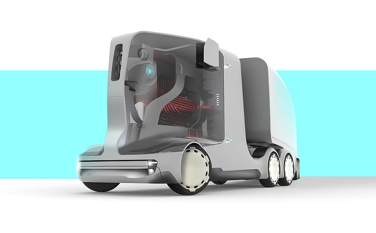 industrial design，design sketch，Scientific and technological intelligence，conceptual design，Heavy vehicle design，