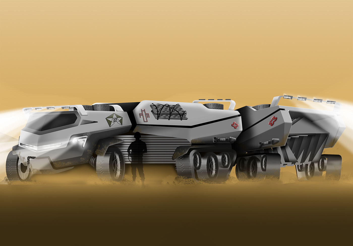 industrial design，design sketch，Scientific and technological intelligence，conceptual design，Heavy vehicle design，