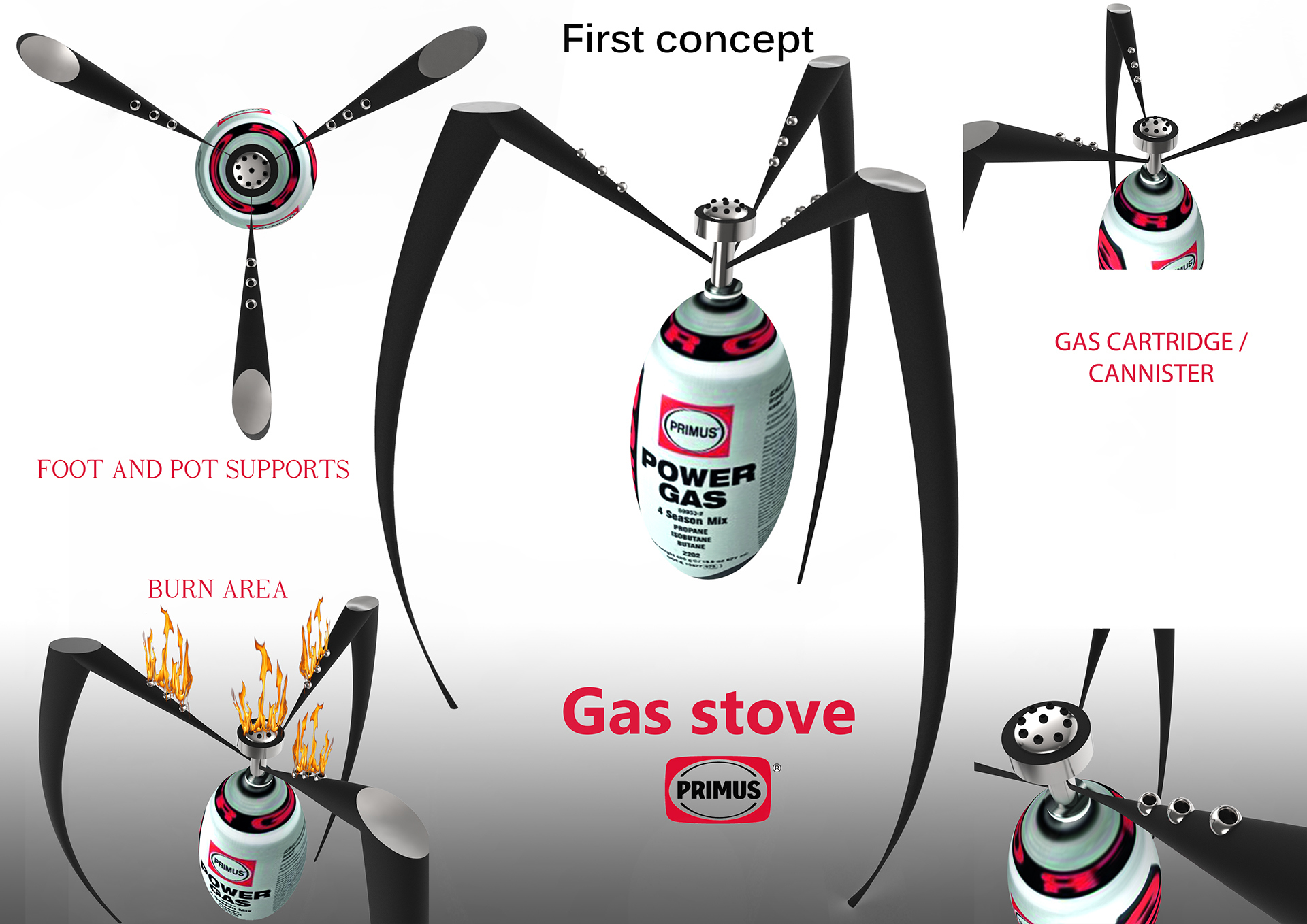 Reprint，industrial design，product design，camp，Gas furnace，