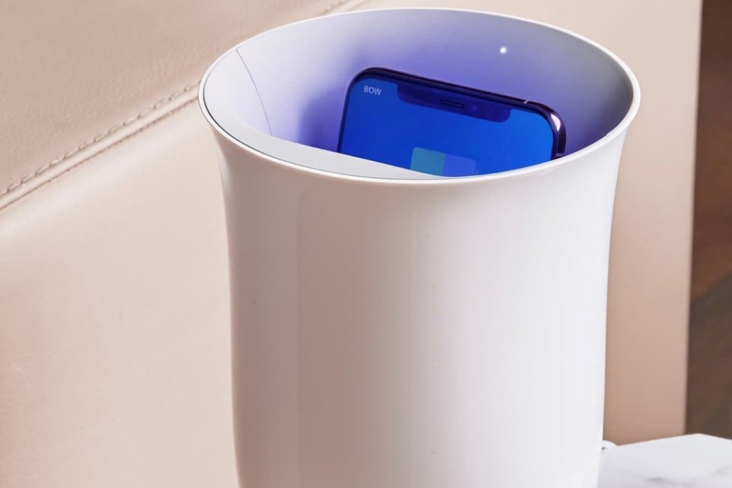 Lexon Oblio，Wireless charging，ultraviolet rays，Mobile phone disinfection，