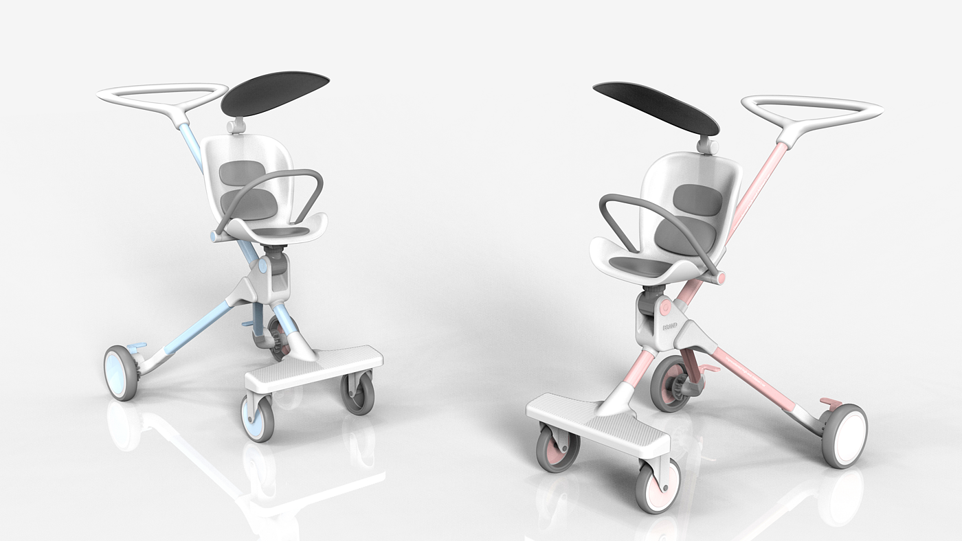 baby carriage，