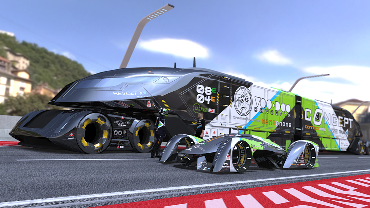 transport，racing，industrial design，Cool，intelligence，Automatic design，