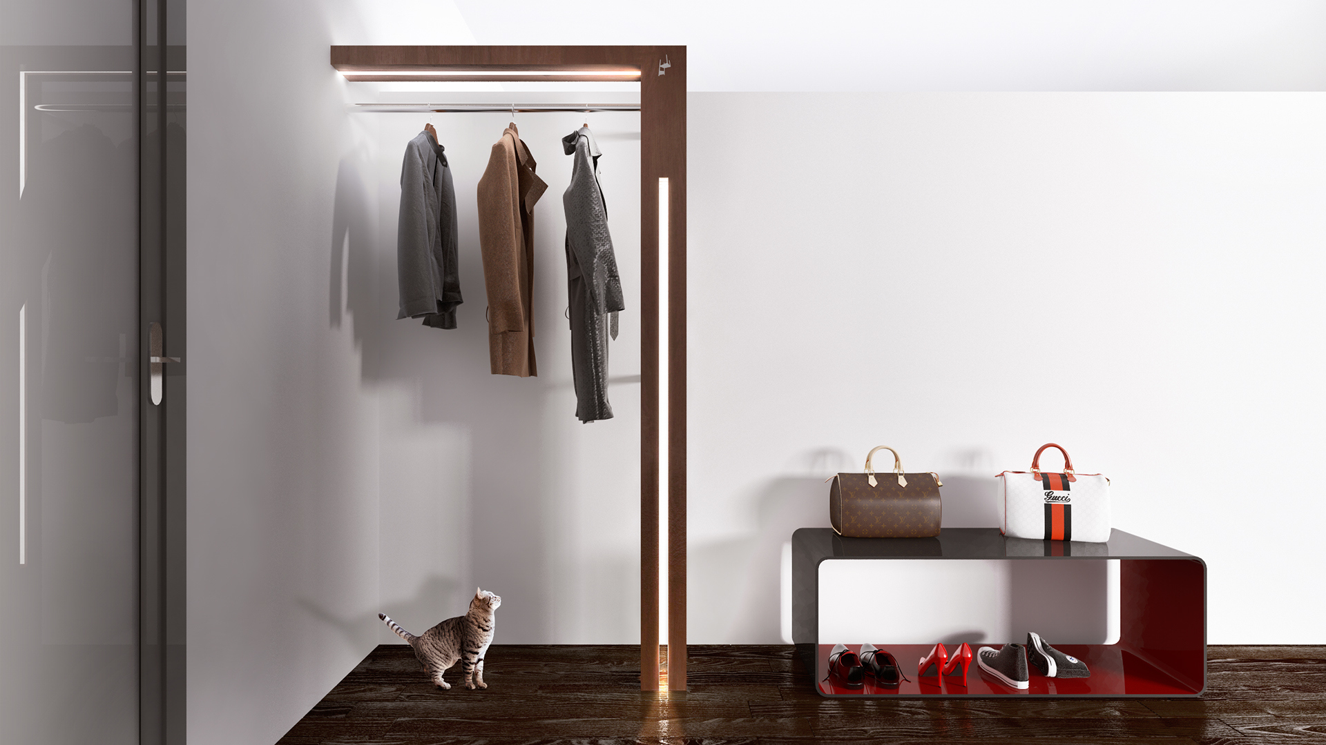 Home Furnishing，Receive，coat hanger，product design，industrial design，